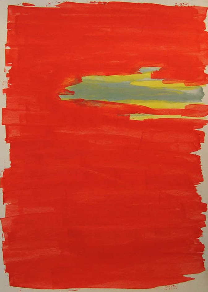Kran über Ravensburg (50x70, Acryl auf Karton, mrz9)